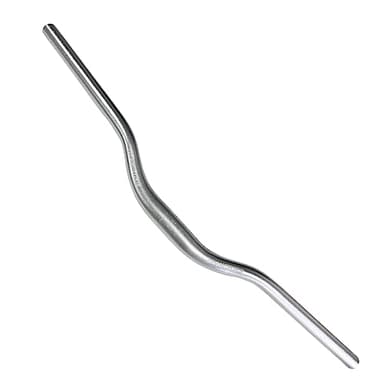 UPANBIKE Mountain Bike Handlebar 31.8mm, Aluminum Alloy MTB Bicycle Riser Handlebar Extra Long 700mm with Paint Matte Surface (Silver, 700mm)