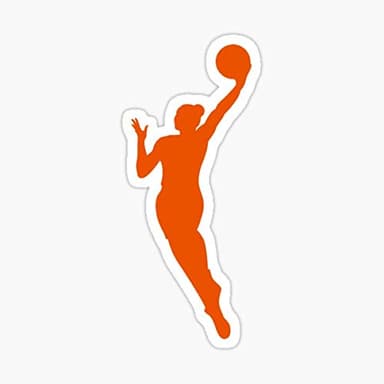 WNBA Logo Sticker - Graphic for Auto, Wall, Laptop, Cell, Truck Windows, Cars