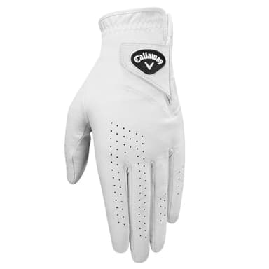 Callaway Golf Dawn Patrol Glove (Worn on Left Hand, White 2019, Medium, Standard)