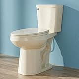 HOMLYLINK Tall Toilet 19 Inch for Seniors, ADA High Toilets, Comfort Elongated Bowl Heigh 19", Seat Height 20", Two-Piece Single Flush 1.28 GPF, 12 Inch Rough-in, Bone Color, for Bathroom