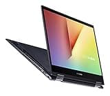 ASUS VivoBook Flip 14 Thin and Light 2-in-1 Laptop, 14” FHD Touch Display, AMD Ryzen 7 5700U, 8GB RAM, 512GB SSD, Stylus, Windows 10 Home, Fingerprint Reader, Bespoke Black, TM420UA-DS71T