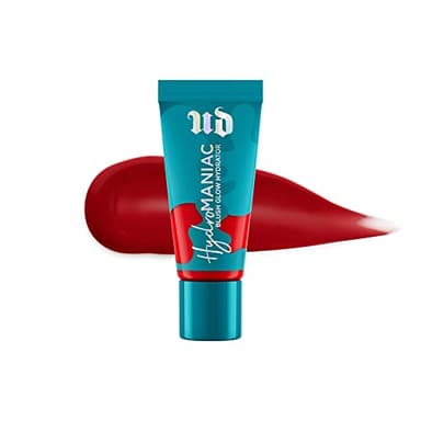 Urban Decay Hydromaniac Dewy Liquid Blush (Red Flag - Red Orange), Long-Lasting & Buildable Plumping Cheek Tint with 24HR Hydration, Kombucha Filtrate and Marula Oil, Vegan - 0.5 fl oz