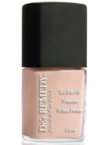 Dr’s Remedy Enriched Nail Polish: Non Toxic, All Natural, and Organic - Doctor Formulated: Strengthens, Restores, Heals, and Protects '24-Free' - NURTURE Nude Pink