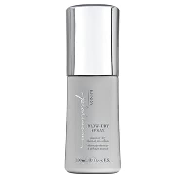 Kenra Platinum Blow-Dry Spray | Time-Saving Heat Protectant | Detangles, Smooths, and Softens | Eliminates Frizz & Resists Humidity | Medium To Coarse Hair | 3.4 fl. oz