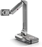 JOYUSING V508 VGA/HDMI/USB 8MP Three Mode Document Camera for Teacher, Auto Focus, LED Light for Real-time Projection, Video Recording, Distance Learning, Works with and Without a Compute
