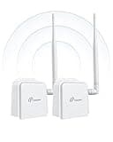 Wireless Bridge Point to Point, 900MHz Outdoor WiFi Bridge with 2000 feet Long Range Transmission Distance