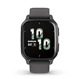 Garmin Venu® Sq 2 GPS Smartwatch, All-Day Health Monitoring, Long-Lasting Battery Life, AMOLED Display, Slate and Shadow Gray