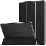 MoKo Case for All-New Amazon Kindle Fire HD 10 Tablet (13th Generation, 2023 Release) 10.1", PU Leather Trifold Stand Cover for Fire Tablet 10 2023, Auto Wake/Sleep, Black