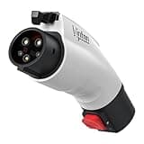 VIPTOO Adapter for Tesla to J1772 EV Charger [Only to J1772], Converter Up to 60Amp 250V AC with Press-Safety-Lock, Compatible with Tesla High-Powered Connectors, Destination/Mobile Chargers,White