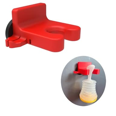 Fuwkeo Magnetic Holder for LifeVac, Refrigerator & Wall Mount Kit for Emergency Suction Device, Quick Access Storage (Device Not Included)