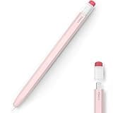 LJFLYXRI Silicone Sleeve Compatible with Apple Pencil 1ST Generation Cover,Dual Color Silicone Protective Case,Roll-Off Prevention Perfect Comfortable Silicone Feel (Pink)