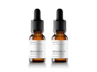 AromaTech Hotel Fragrance Essential Oils - for Aroma Oil Scent Diffusers (0.33 FL Oz (Pack of 2), The Hotel)