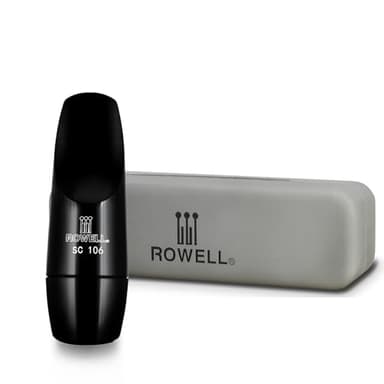 ROWELL Classic Soprano Saxophone Mouthpiece Professional Sax Mouthpiece Warm & Round Tone Concert Band Mouthpiece for Students & Pros,Ideal for Classical Music, Wind Orchestra, Chamber Music