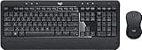 Logitech MK540 Advanced Wireless Keyboard Full Size for Windows Keyboard and Mouse, Long Battery Life, Caps Lock Indicator Light, Hot Keys
