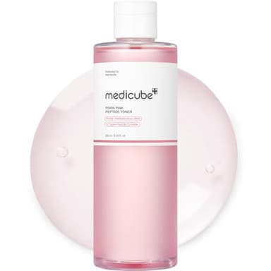 medicube PDRN Toner Rose PDRN Peptide Toner | Lightweight & Watery Type for Skin Boosting, Soothing and Calming, Uneven Skin Tone | with Rose, Peptide, Niacinamide | Korean Skincare, 8.45 fl.oz