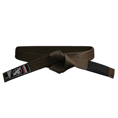 Hayabusa 2.0 Adult BJJ Belt - Premium Quality, IBJJF Compliant, Reinforced Double Stitching - Brown, A2