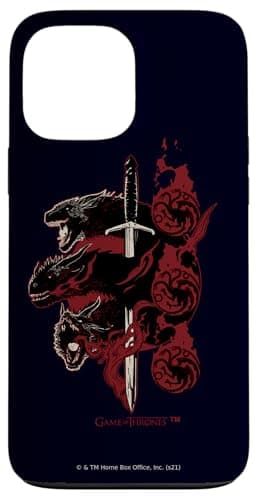 Game of Thrones Targaryen Dragons Case for iPhone 13 Pro Max