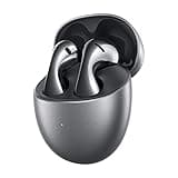 HUAWEI FreeBuds 5 Wireless Earbuds - Bluetooth Earphones with Noise Cancelling - Curved in Ear Headphones with Optimal Fit - Long Battery Life and Water Resistant - Hi-Res Certified (Silver Frost)