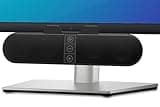 Computer Speakers for Desktop PC Monitor, USB Plug-in, Wired, Computer Soundbar for PC, Laptop Speakers with Adaptive-Channel-Switching, Loud Sound, Deep Bass, USB C Adapter, Easy to Clip on Monitor