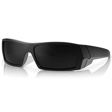 WISTON Z87 Sunglasses Wrap Around Sunglasses for Men Rectangular Safety Glasses UV400 for Sport Working 8231 Matte Black/Grey Lens Non-Polarized