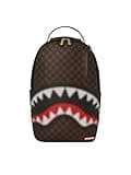 SPRAYGROUND Sharks B6707 Brown Backpack in Paris Black BackpackLimited Edition, brown, One size