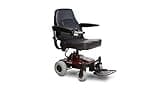 Shoprider Jimmie Power Chair, Modern Style, Black, Aluminum Frame, Portable, Indoor Mobility