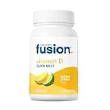Bariatric Fusion Dissolvable Vitamin D3 5000 IU Quick Melt | Lemon Citrus Flavored Chewable Vitamin D Supplement | Healthy Bone Support* | Gluten, Dairy, and Soy Free | 90 Fast Melting Tablets