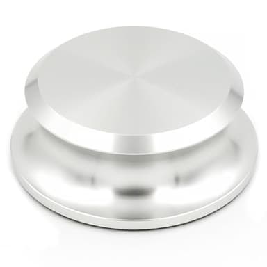 Menesia Record Weight Stabilizer, Turntable and Vinyl Record Weight, Premium Vinyl Stabilizer for Superior Sound (Silvery)