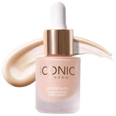 ICONIC LONDON Underglow Blurring Primer | Blurs Imperfections and Gives Skin a Radiant Glow, Cruelty-Free, Vegan Makeup, 0.33 Fl Oz