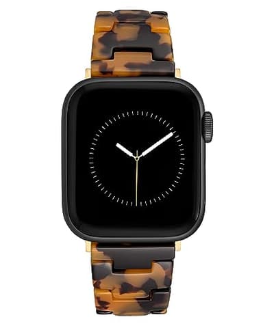 Anne Klein Women's Acetate Fashion Band for Apple Watch Secure, Adjustable, Apple Watch Band Replacement, Fits Most Wrists