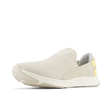 New Balance Women's DynaSoft Nergize V1 Slip On Cross Trainer, Sea Salt/Solar Flare, 7 W