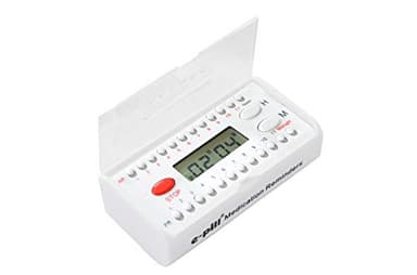 e-Pill 6 Alarm Pocket Timer - Pill, Vitamin and Medicine Medication Reminder - Easy to Hear and Set