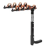 Soarify Hitch Bike Rack Mounts on Car, SUV, RV, 2" Hitch Receiver, 4 Bike Capacity, 143 lbs Load, Tilt Release, Rubber Straps