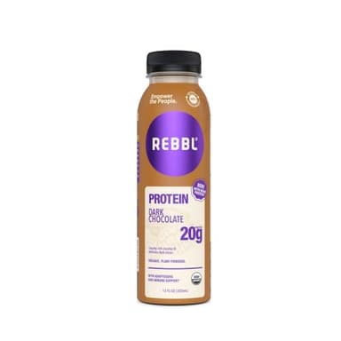 REBBL Protein Dark Chocolate, 12 oz