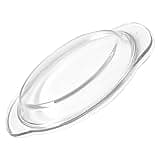 Hoement Microwave Oven Glass Lid Grease Guard Clear Microwave Plate Lid Microwave Cover Splatter Screens Oven Plate Cover Microwave Pie Dish Pan Lids Microwave Plate Covers Pot Transparent