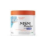 Doctors Best MSM Powder, Supports Hair, Skin, Nails, & Joints, Non-GMO, Gluten Free, Soy Free, Vegan Net Wt. 8.8 oz (250 Grams)