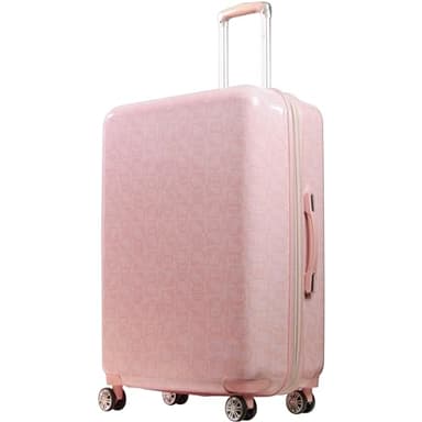 FUL Hello Kitty 29 Inch Rolling Luggage, Hardshell Suitcase with Spinner Wheels, Pink
