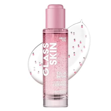 Hello You Collagen Face Serum with Ceramide - Dermatologist Tested, Anti-Aging, Korean Skin Care - Hydrates, Improves Skin Barrier, Promotes Glass Skin, Reduces Fine Lines & Wrinkles - 1.69 Fl Oz