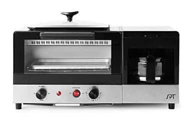 SPT BM-1120B: 3-in-1 Breakfast Maker, Stainless Steel & Black