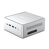 MINISFORUM NAB5 Mini PC 12th Gen Core i5-12450H(8C/12T) Mini Computer 16G RAM+512G SSD, Expandable HDD Slot, HDMI×2+USB-C×2 4K@60Hz Outputs, Intel UHD Graphics Desktop Computer