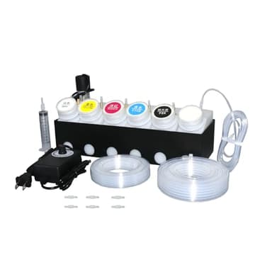 DTF CISS for Epson ET8550 ET8500 xp15000 L1800, Extension CISS Ink Tube and Waste Ink Tank/Collector DTF Printer