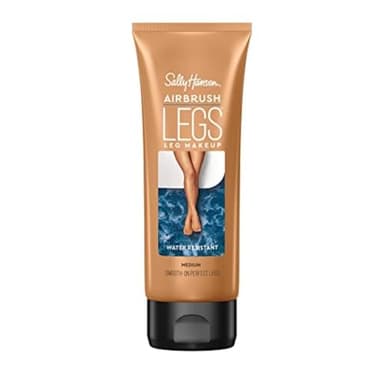 Sally Hansen Airbrush Legs®, Leg Makeup, Medium, Easy Application, Flawless Looking Legs, Water Resistant, Transfer Proof Lotion