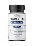 Real Science Nutrition Throat & Lung Miracle for Adults - Natural Support for Low Oxygen Cough, Wheezing, Shortness of Breath, and Sore Throat Relief
