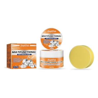 ZiopGTob Stainless Steel Scratch Remover for Appliances, Multi-Purpose Scratch Remover Paste for Oven, Sink, Fridge & Cookware, Cleans Grease, Scuffs & Restores Shine (1)