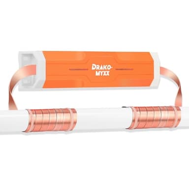 Electronic Water Descaler No Salt Water Treatment System for Whole House, Compatible With Pipes Up to 1 Inch (25.4 mm) in Diameter, Effectively Prevents Limescale Build-Up and Mineral Deposits