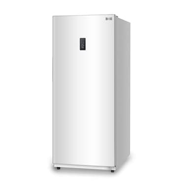 BLACK+DECKER 17 Cu. Ft. Convertible Freezer Refrigerator, Upright Freezer with Glass Shelves, ENERGY STAR rated, Frost Free, BUC1700XW, White