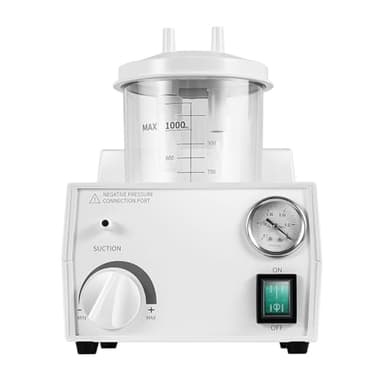 1000ML Portable Vacuum Pump Device,Vacuum Suction Unit，Low Noise Veterinary Suction Machine，Practical Suction Unit (A)