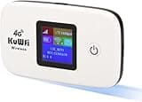 Mobile WiFi Hotspot | KuWFi 4G LTE Unlocked Wi-Fi Hotspot Device | Portable WiFi Router with SIM Card Slot for Travel Support B2/B4/B5/B12/B17 for AT&T/T-Mobile