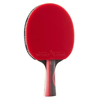 JOOLA Infinity Edge - Tournament Performance Ping Pong Paddle w/Carbon Pro Technology - Black Rubber on Both Sides - Competition Ready - Table Tennis Racket for Advanced Training - Designed for Speed