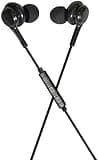 Magnavox MHP4857-BK Ear Buds with Microphone in Black | Available in Black & White | Ear Buds Wired with Microphone | Extra Value Comfort Stereo Earbuds Wired | Durable Rubberized Cable |